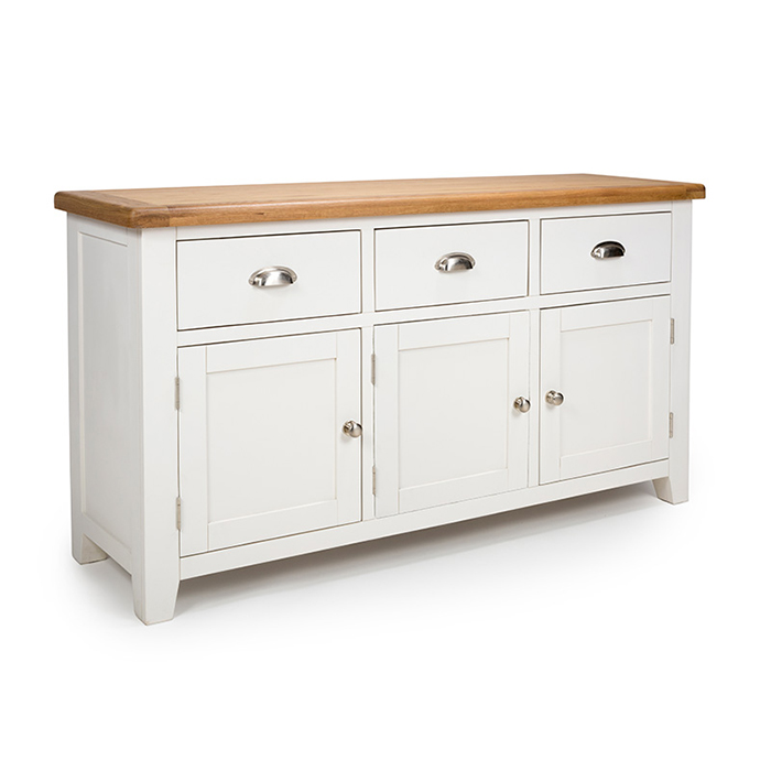 Oxford White Finish Large Sideboard